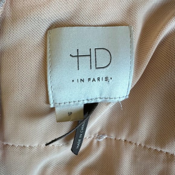 Anthropologie HD In Paris Lace Midi Dress V Neck Spaghetti Straps Grey Pink Colo - Picture 6 of 9